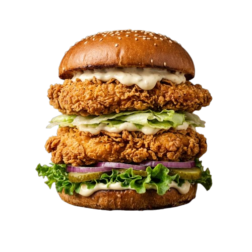 Double Crispy Chicken Burger